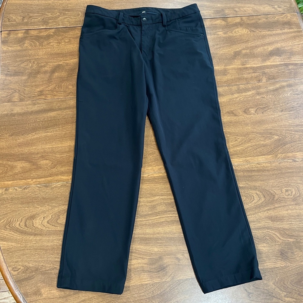 Lululemon Commission Pant Classic Black Mens Performance Chino Trouser